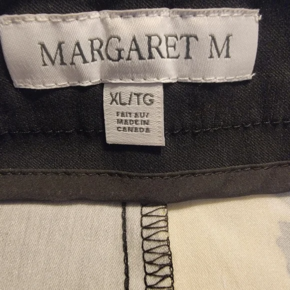 Margaret M Black and Yellow Floral A-Line Skirt - Picture 4 of 7